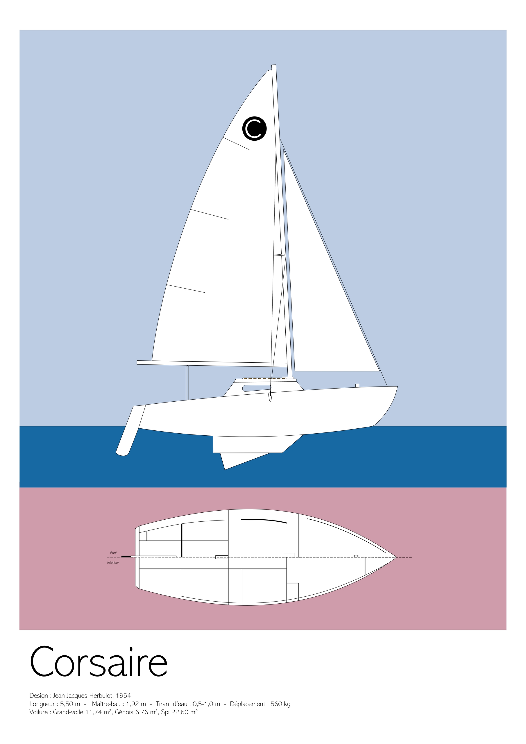 Affiche_voilier_Corsaire_bleu_small